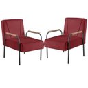 Ver imagem 1 de Kit 2 Poltronas para Sala de Estar Apolo Estilo Contemporâneo