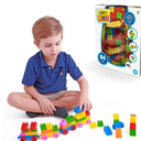 Ver imagem 2 de Blocos de Montar Infantil 84 peças Super Blocos Brinquedo Educativo Paki Toys