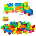 Ver imagem 4 de Blocos de Montar Infantil 84 peças Super Blocos Brinquedo Educativo Paki Toys