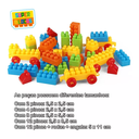 Ver imagem 6 de Blocos de Montar Infantil 84 peças Super Blocos Brinquedo Educativo Paki Toys