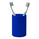 Ver imagem 1 de Porta Escova de Dente e Maquiagem Acessório Decorativo - Azul