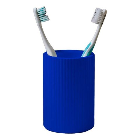 Porta Escova de Dente e Maquiagem Acessório Decorativo - Azul