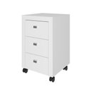 Ver mais imagens de Conjunto 2 Peças com Escrivaninha ME4109 e Gaveteiro ME4108 163cm Branco