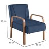 Conjunto de Sala de Estar 1 Sofá Dois Lugares Persa e 2 Poltronas Ágata - 5