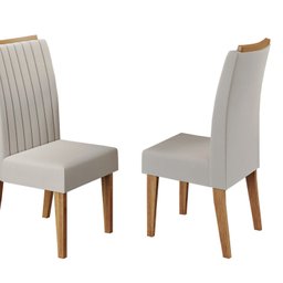 Conjunto Canto Baú com Mesa de Jantar Retangular 120x80cm de Vidro e 2 Cadeiras - 9