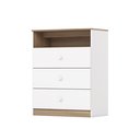 Ver imagem 3 de Cômoda Magia 3 Gavetas Inclui Nicho para Decoração