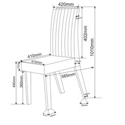 Conjunto Canto Baú com Mesa de Jantar Retangular 120x80cm de Vidro e 2 Cadeiras - 4