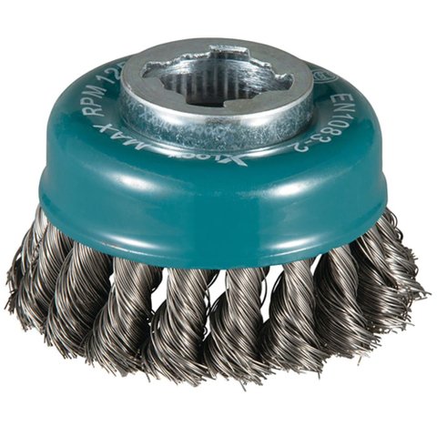 Escova de Aço Tipo Copo com Fio Trançado 80x0,35mm - D-73374 - Makita Escova de Aço Tipo Copo com Fi
