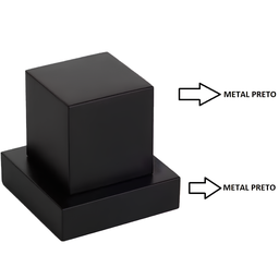 Kit Banheiro Quadrado Preto Inox + 2 Acabamento Registro:preto Fosco - 7