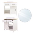 Ver imagem 5 de Gabinete Armário Banheiro Ditália com Cuba + Espelho / BN-03 cor:branco