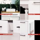 Ver imagem 7 de Gabinete Armário Banheiro Ditália com Cuba + Espelho / BN-03 cor:branco