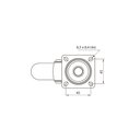 Ver imagem 3 de Rodízio de Gel Tn Rg 75 Incolor 55kg Fgvtn sem Freio - 84075000