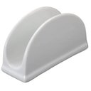 Ver imagem 5 de Porta Guardanapo Porcelana Blanc Branco 11,5x4x5,5cm Suporte Mesa Posta