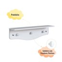 Ver imagem 5 de Prateleira Infantil com Cabideiro Linha Encanto