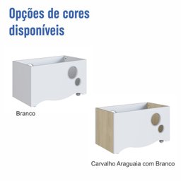 Caixa de Brinquedos com Rodízios Linha Encanto - 6
