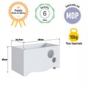 Ver imagem 4 de Caixa de Brinquedos com Rodízios Linha Encanto