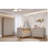 Quarto de Bebê 3 Pçs com Berço, Cômoda 6 Gavetas e Gr 4 Portas 4 Gavetas Chantilly - 1