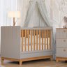 Conjunto Quarto de Bebê 1berço 1 Cômoda 6 Gavetas Chantilly - 3
