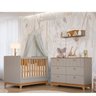 Conjunto Quarto de Bebê 1berço 1 Cômoda 6 Gavetas Chantilly - 1