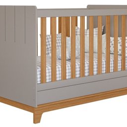 Conjunto Quarto de Bebê 1berço 1 Cômoda 6 Gavetas Chantilly - 7