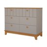 Conjunto Quarto de Bebê 1berço 1 Cômoda 6 Gavetas Chantilly - 11