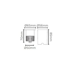 Embutido de Solo Focco Grid Led 5w Ip67 3 12 Bivolt Stella - 3