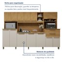 Ver mais imagens de Armário de Cozinha 13 Portas 2 Gavetas Capitólio