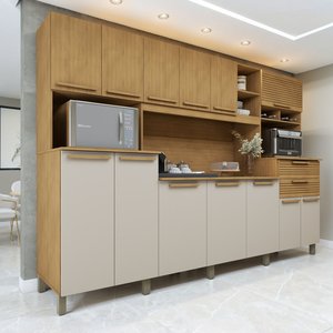 Armário de Cozinha 13 Portas 2 Gavetas Capitólio