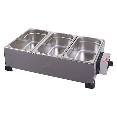 Derretedeira de Chocolate Marchesoni Industrial 3 Cubas 3,3 Kg 220v