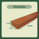 Ver imagem 4 de 50 Ripas Sarrafos Eucalipto 2x4x50cm Aplainado Artesanato