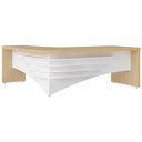 Ver imagem 1 de Mesa para Escritório em L Direito 200x180cm Atria Executiva A02 Carvalho Branco - Lyam Decor