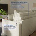 Ver imagem 7 de Sofá Cama Retrátil e Reclinável 220cm Colibri CabeCasa MadeiraOriginals