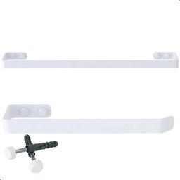 Kit de Acessórios para Banheiro Branco 6 Peças F.max - 4