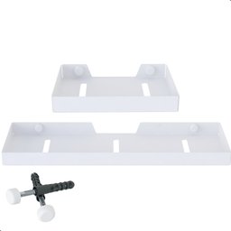 Kit de Acessórios para Banheiro Branco 6 Peças F.max - 3