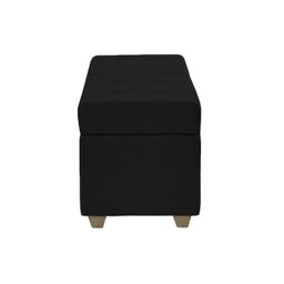 Recamier Bau Paris 1,20m Suede Preto - Clique Decor Clique decorações - 4