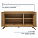 Ver imagem 4 de Buffet 3 Portas 2 Prateleira Pampulha Marrom/Cinamomo/Off White
