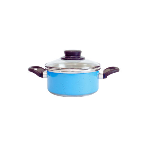 Caçarola Aliança Pigmentada Nº 16 com Tampa de Vidro: Praticidade e Qualidade para Sua Cozinha. Rizz