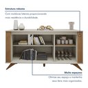 Ver imagem 5 de Buffet 3 Portas 2 Prateleira Pampulha Bege/Off White/Cinamomo