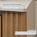 Ver imagem 7 de Buffet 3 Portas 2 Prateleira Pampulha Bege/Off White/Cinamomo