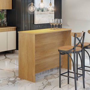 Painel Ilha Gourmet Lateral Fresada Furnas