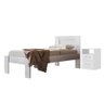 Conjunto Quarto Cama com Mesa Shiva Branco Flex Rosa/Azul com Colchão - 3