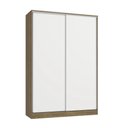 Ver imagem 2 de Guarda Roupa 2 Portas de Correr 158cm N537 Kappesberg - Nogueira/branco