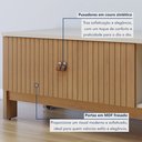 Ver imagem 6 de Rack para TV até 55 Polegadas MDF 164,5cm Frisado Ouro Preto