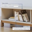 Ver imagem 5 de Rack para TV até 55 Polegadas MDF 164,5cm Frisado Ouro Preto