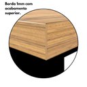Ver imagem 6 de Mesa de Escritório Industrial 150cm X 60cm Pé Metal Mc Pr F5 Cor:macadâmia com Preto