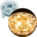 Ver imagem 1 de Pisca Varal Cordão Natal 300 Lâmpadas Leds Amarelo 50m 220v