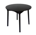 Ver imagem 1 de Mesa de Jantar Colonial Brisa Rústica 90cm Redonda em Madeira e Tampo em Mdf com Revestimento Bp:pre