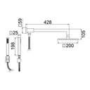 Ver imagem 4 de Chuveiro Lorenzetti Loren Quadra 1934 B16 de Parede com Desviador Black Preto 7048688