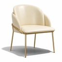 Ver imagem 1 de Cadeira Aurora para Mesa de Jantar e Recepção Courissimo:Bege