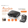 Sanduicheira Grill Gourmet Multilaser 110v Preta 750W - 5